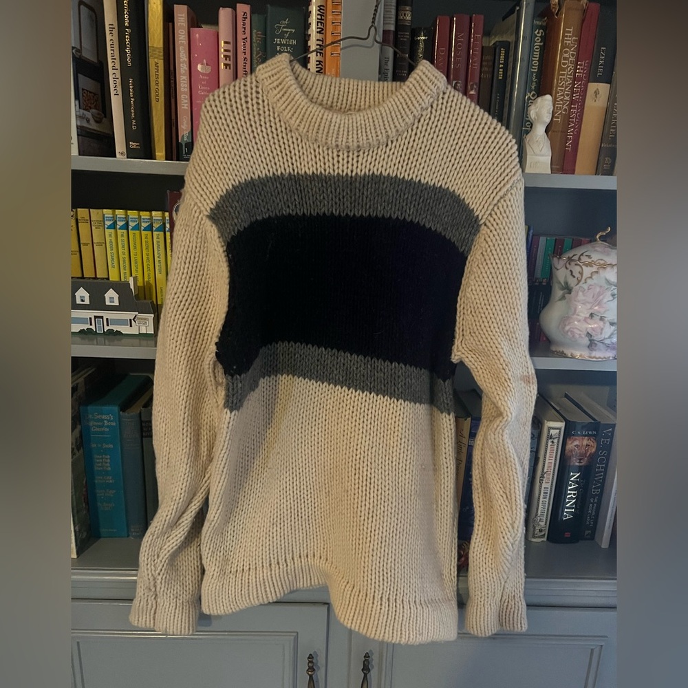 Vintage American Eagle Lambswool Sweater Size Large